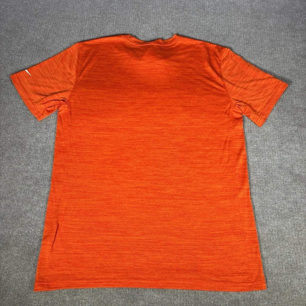 Nike Cleveland Browns‎ T Shirt Mens M Short Sleeve Orange Dri Fit Logo NFL NWT